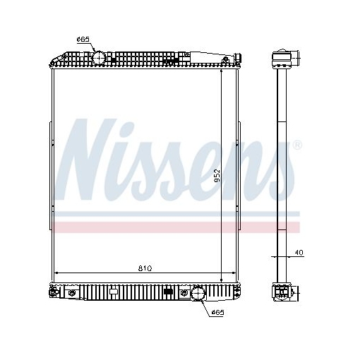 NISSENS Kühler, Motorkühlung