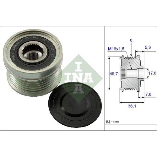 Schaeffler INA Generatorfreilauf