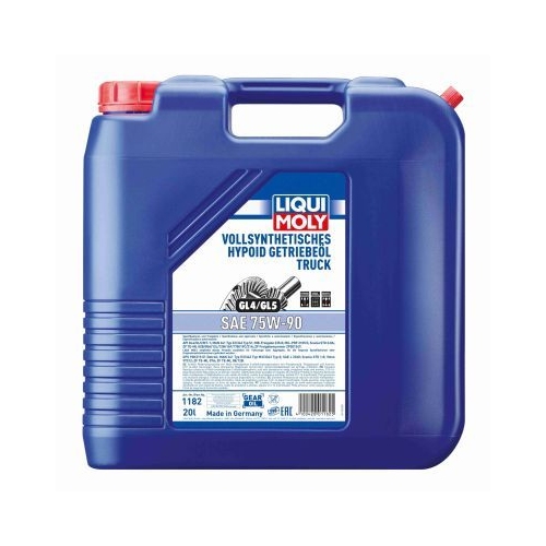 LIQUI MOLY Achsgetriebeöl Vollsynthetisches Hypoid Getriebeöl Truck (GL4/5) 75W-90