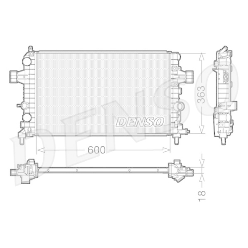 DENSO Kühler, Motorkühlung