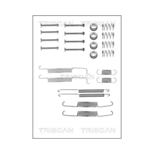 TRISCAN Zubehörsatz, Bremsbacken