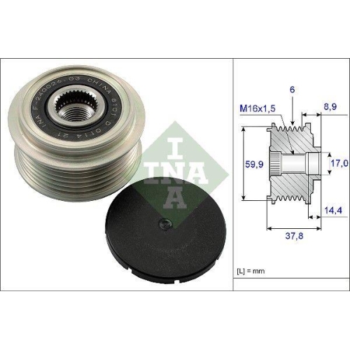 Schaeffler INA Generatorfreilauf