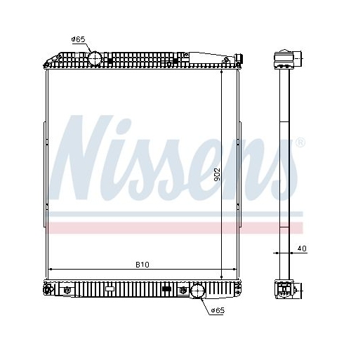 NISSENS Kühler, Motorkühlung