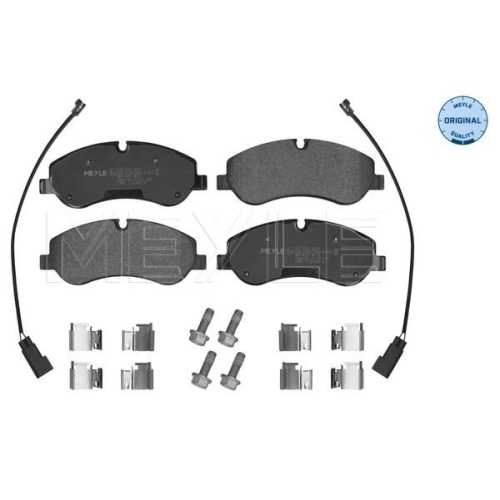 MEYLE Bremsbelagsatz, Scheibenbremse MEYLE-ORIGINAL: True to OE.