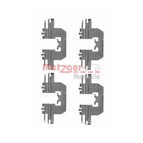 METZGER Zubehörsatz, Scheibenbremsbelag