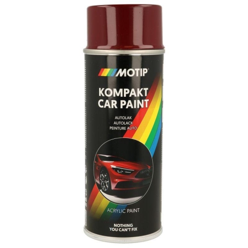 MOTIP Fahrzeug-Kombinationslack KOMPAKT AUTOLACK rot hochgl&auml;nzend 400 ml