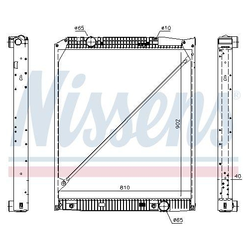 NISSENS Kühler, Motorkühlung
