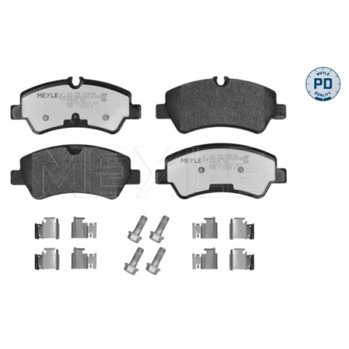 MEYLE Bremsbelagsatz, Scheibenbremse MEYLE-PD: Advanced performance and design.