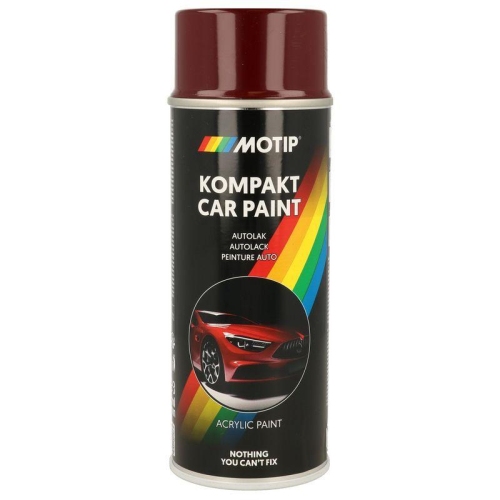 MOTIP Fahrzeug-Kombinationslack KOMPAKT AUTOLACK rot hochgl&auml;nzend 400 ml