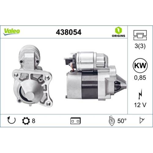 VALEO Starter VALEO ORIGINS NEW OE TECHNOLOGIE