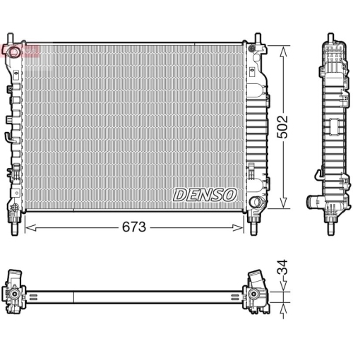 DENSO Kühler, Motorkühlung