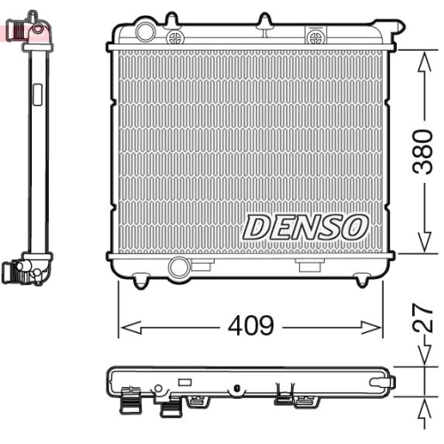 DENSO Kühler, Motorkühlung