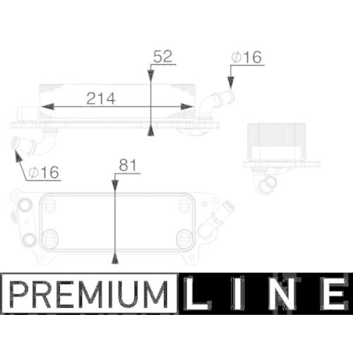 MAHLE Ölkühler, Automatikgetriebe BEHR *** PREMIUM LINE ***