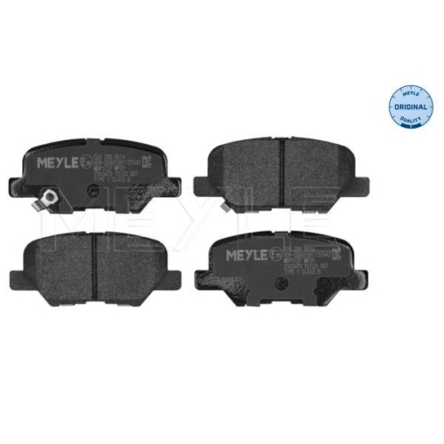 MEYLE Bremsbelagsatz, Scheibenbremse MEYLE-ORIGINAL: True to OE.