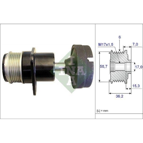 Schaeffler INA Generatorfreilauf