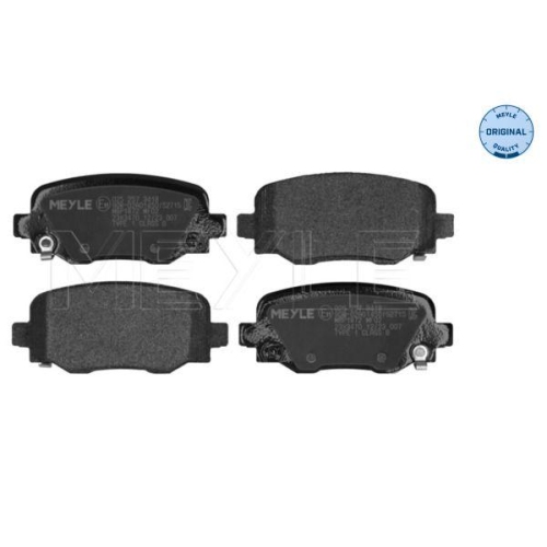 MEYLE Bremsbelagsatz, Scheibenbremse MEYLE-ORIGINAL: True to OE.