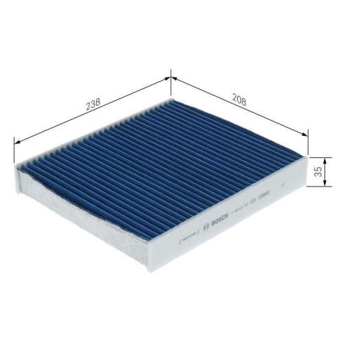 BOSCH Filter, Innenraumluft FILTER+pro