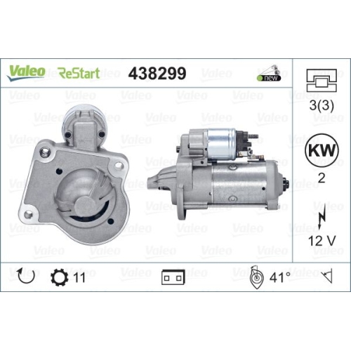 VALEO Starter VALEO ORIGINS NEW STOP&START OE TECHNOLOGIE