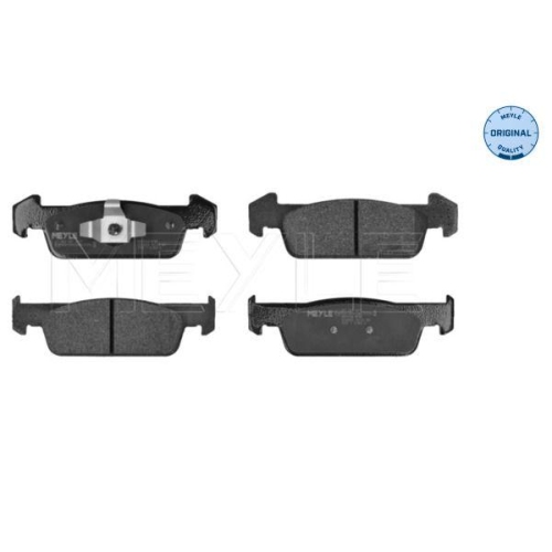 MEYLE Bremsbelagsatz, Scheibenbremse MEYLE-ORIGINAL: True to OE.