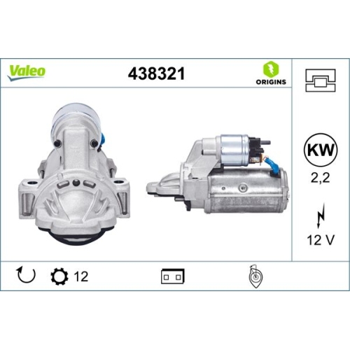 VALEO Starter VALEO ORIGINS NEW OE TECHNOLOGIE