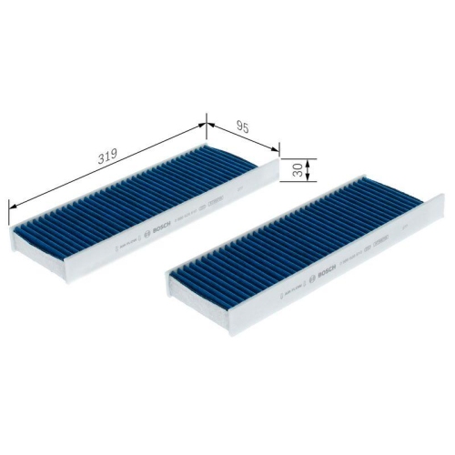 BOSCH Filter, Innenraumluft FILTER+pro
