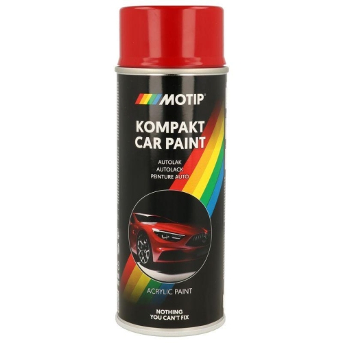MOTIP Fahrzeug-Kombinationslack KOMPAKT AUTOLACK rot hochgl&auml;nzend 400 ml