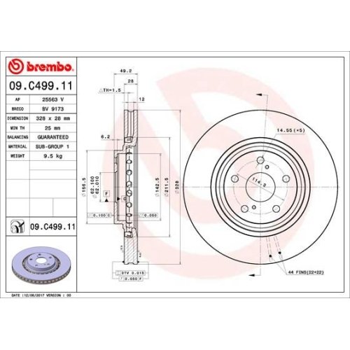 BREMBO Bremsscheibe PRIME LINE - UV Coated