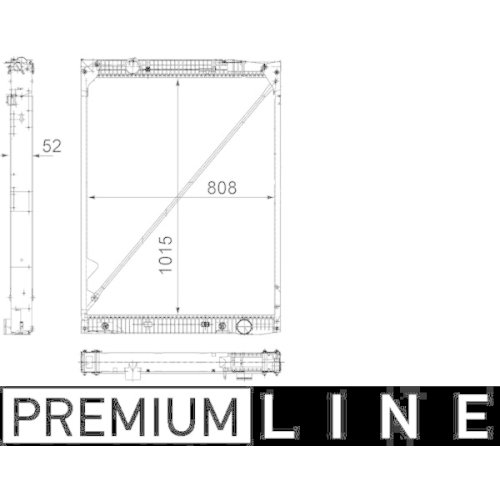 MAHLE Kühler, Motorkühlung BEHR *** PREMIUM LINE ***