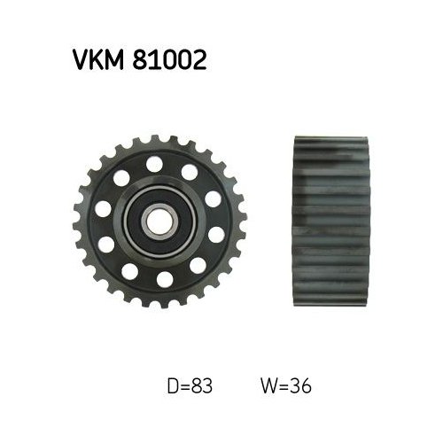 SKF Umlenk-/Führungsrolle, Zahnriemen