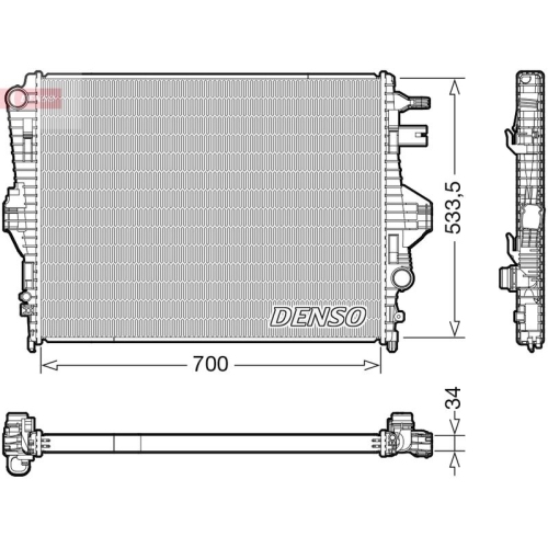 DENSO Kühler, Motorkühlung