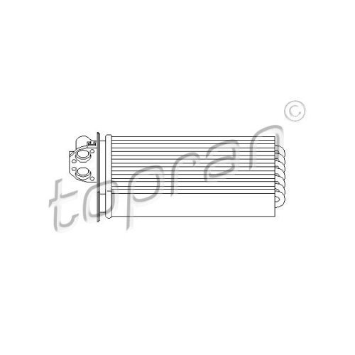 TOPRAN Wärmetauscher, Innenraumheizung