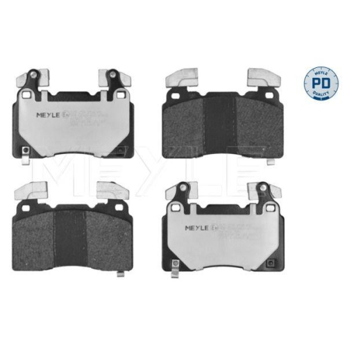 MEYLE Bremsbelagsatz, Scheibenbremse MEYLE-PD: Advanced performance and design.