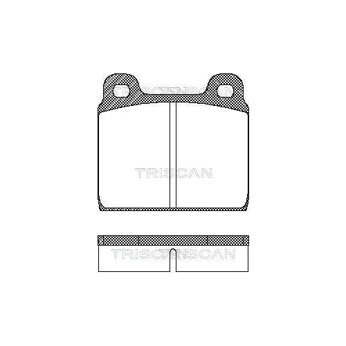 TRISCAN Bremsbelagsatz, Scheibenbremse