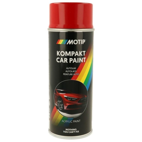 MOTIP Fahrzeug-Kombinationslack KOMPAKT AUTOLACK rot hochgl&auml;nzend 400 ml
