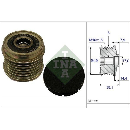 Schaeffler INA Generatorfreilauf