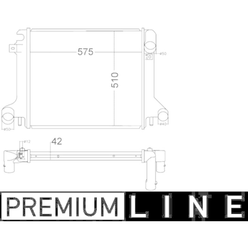 MAHLE Kühler, Motorkühlung BEHR *** PREMIUM LINE ***