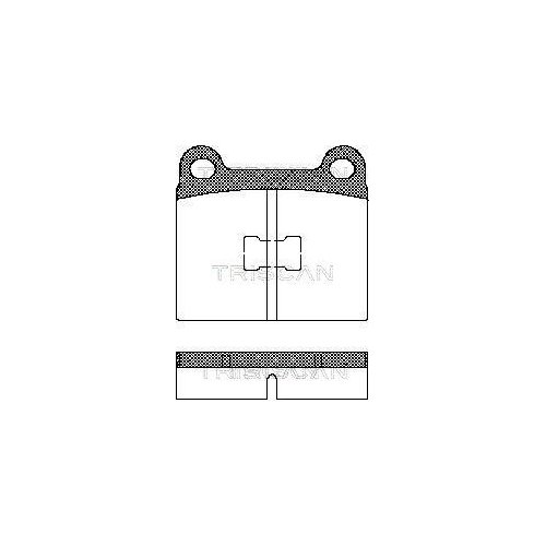 TRISCAN Bremsbelagsatz, Scheibenbremse