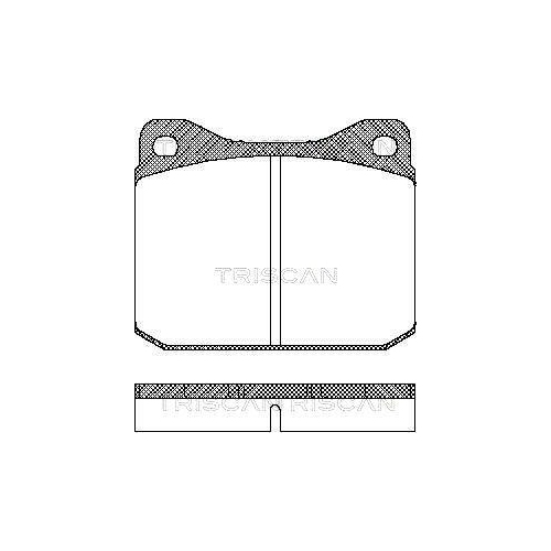 TRISCAN Bremsbelagsatz, Scheibenbremse