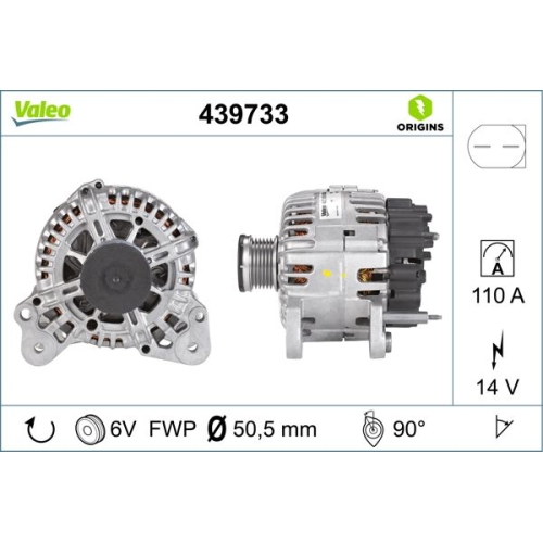 VALEO Generator VALEO ORIGINS NEW OE TECHNOLOGIE