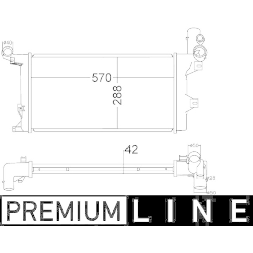 MAHLE Kühler, Motorkühlung BEHR *** PREMIUM LINE ***