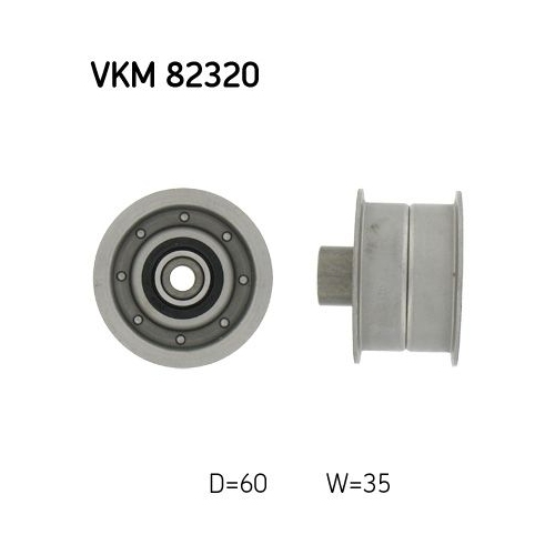 SKF Umlenk-/Führungsrolle, Zahnriemen