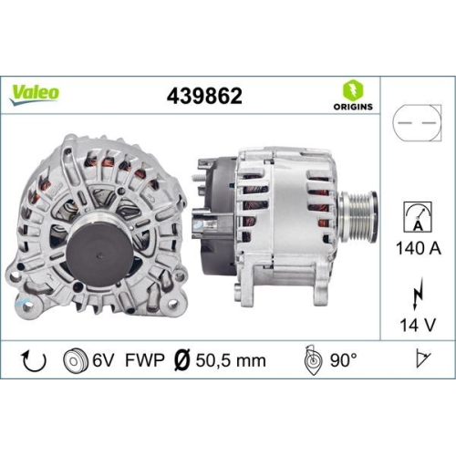 VALEO Generator VALEO ORIGINS NEW OE TECHNOLOGIE