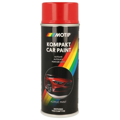 MOTIP Fahrzeug-Kombinationslack KOMPAKT AUTOLACK rot hochgl&auml;nzend 400 ml