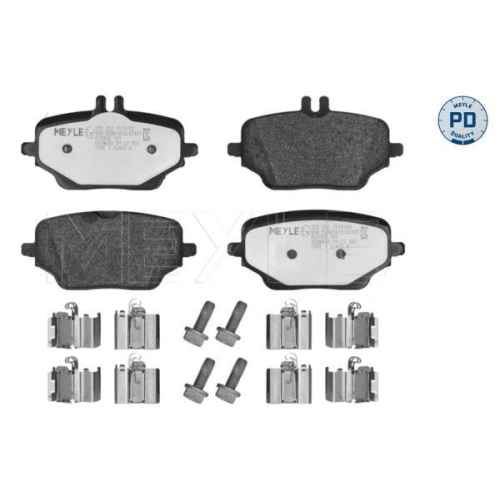 MEYLE Bremsbelagsatz, Scheibenbremse MEYLE-PD: Advanced performance and design.