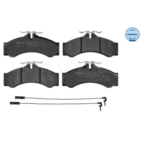 MEYLE Bremsbelagsatz, Scheibenbremse MEYLE-ORIGINAL: True to OE.