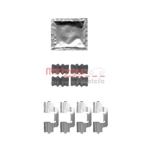 METZGER Zubehörsatz, Scheibenbremsbelag GREENPARTS
