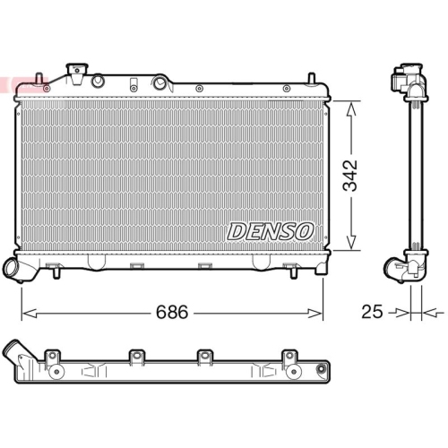 DENSO Kühler, Motorkühlung