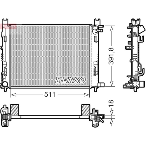DENSO Kühler, Motorkühlung