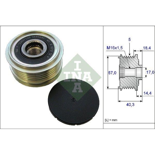 Schaeffler INA Generatorfreilauf