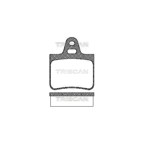 TRISCAN Bremsbelagsatz, Scheibenbremse